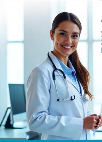 Healthcare professionals collaborating with connected systems